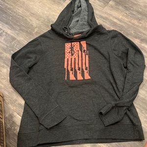 🛍️5 for 25🛍️Women’s browning hoodie size XL